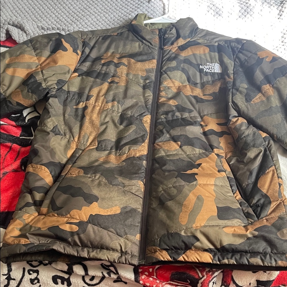 The North Face Kids Camo Puffer Jacket